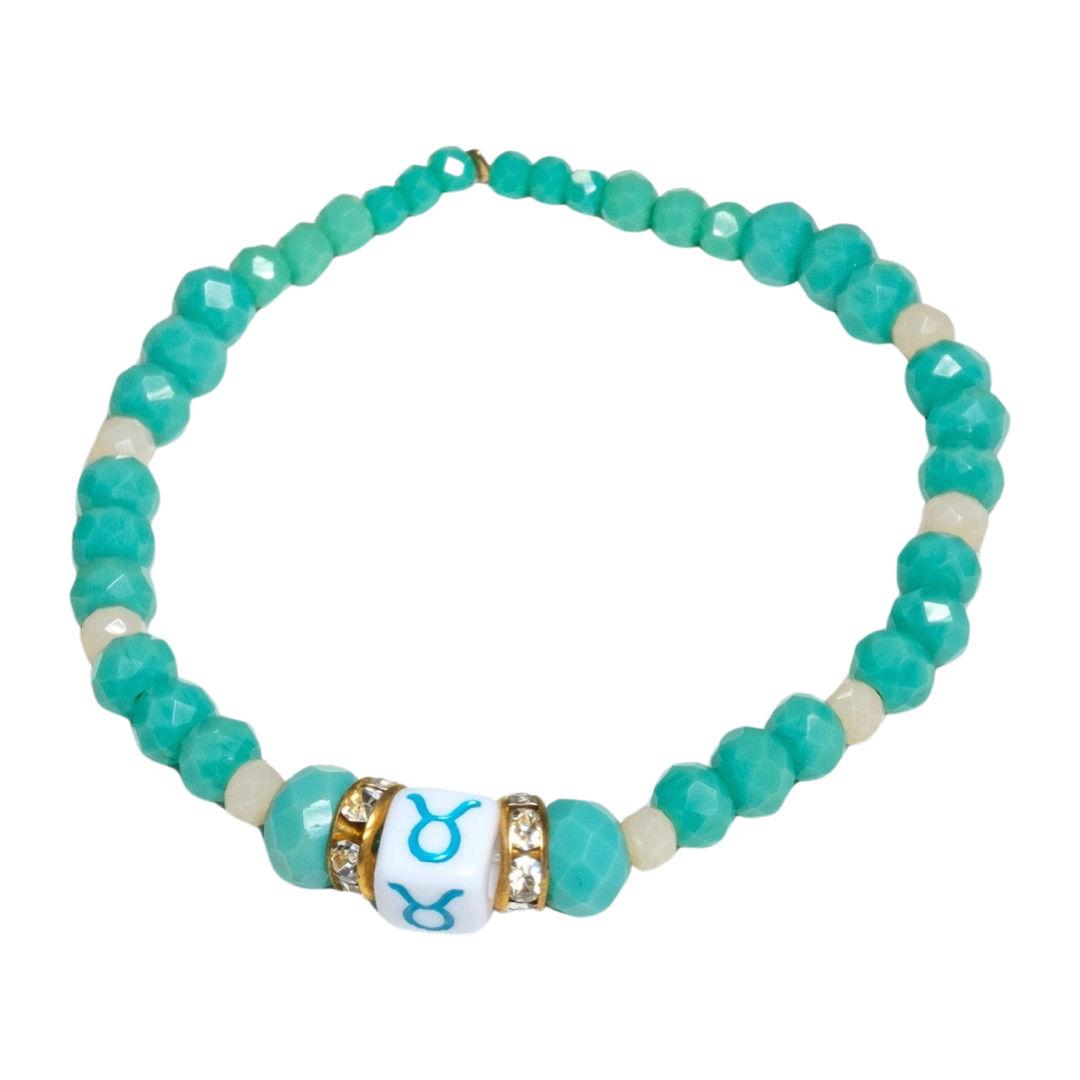 Taurus Tranquility Beaded Bracelet